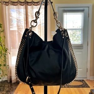 Perfect condition Rebecca Minkoff Black Leather Studded Hobo bag